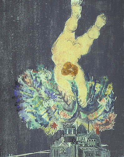 Photo de l’œuvre Flowers above Town Spring de Bernard Reder (Afficher en plein écran)