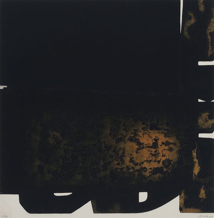 Photo de l’œuvre Eau-forte XXII de Pierre Soulages (Afficher en plein écran)