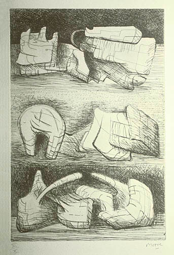 Photo de l’œuvre Three Sculptures Motives de Henry Moore (Afficher en plein écran)