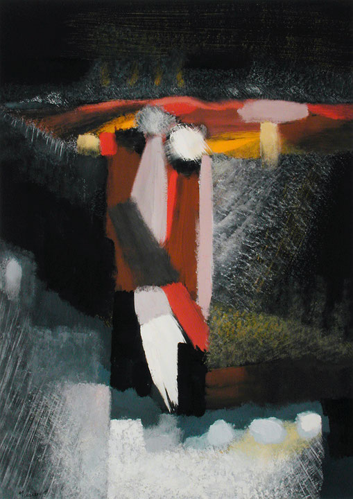 Photo de l’œuvre Crucifixion de Jean-Paul Mousseau (Afficher en plein écran)