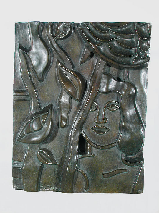Photo de l’œuvre Femme aux feuilles de Fernand Léger (Afficher en plein écran)