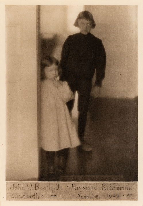 Photo de l’œuvre John W. Beatty Jr. and His Sister Katherine Elizabeth de Clarence Hudson White (Afficher en plein écran)