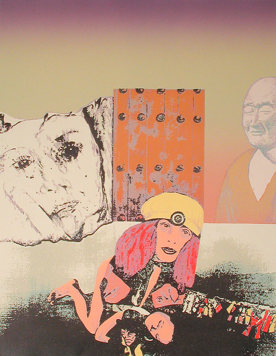 Photo de l’œuvre Derrière le regard (tirée de l’album « Migrations », 1978) de Gaston Petit (Afficher en plein écran)
