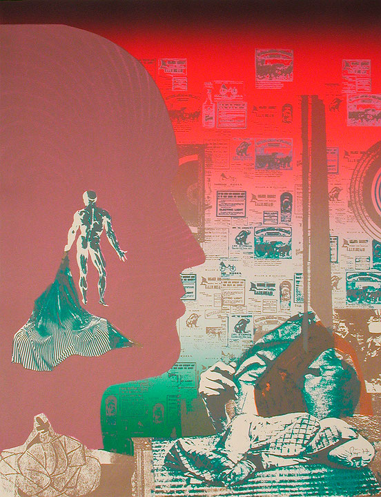 Photo de l’œuvre Figurément (tirée de l’album « Migrations », 1978) de Gaston Petit (Afficher en plein écran)