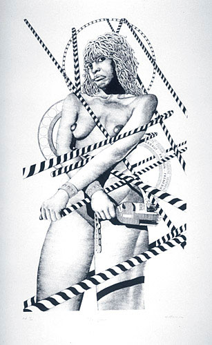 Photo de l’œuvre La Colère (tirée de l’album « Les Sept Péchés capitaux », 1973 - 1977) de Normand Ulrich (Afficher en plein écran)