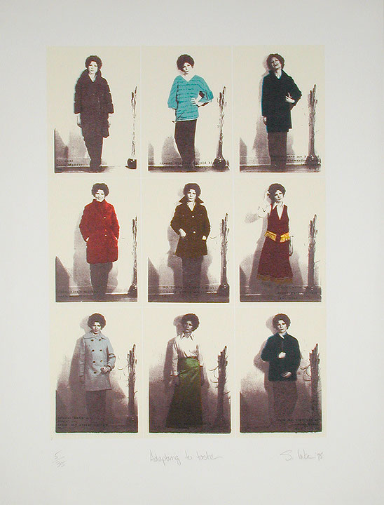 Photo de l’œuvre Adapting to Taste (tirée de l’album « Workshop », 1975 - 1976) de Suzy Lake (Afficher en plein écran)