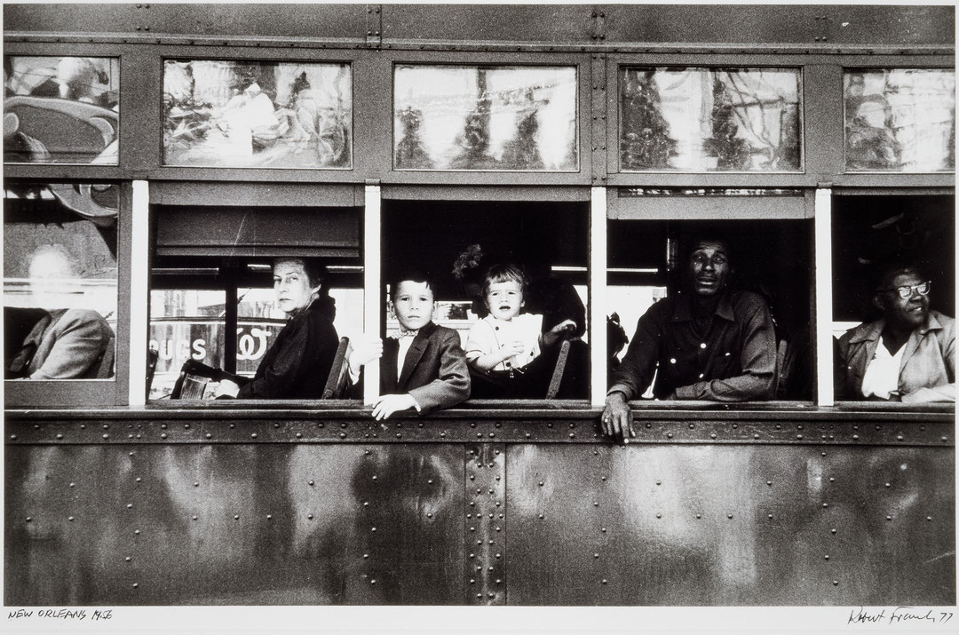 Photo de l’œuvre Trolley, New Orleans de Robert Frank (Afficher en plein écran)