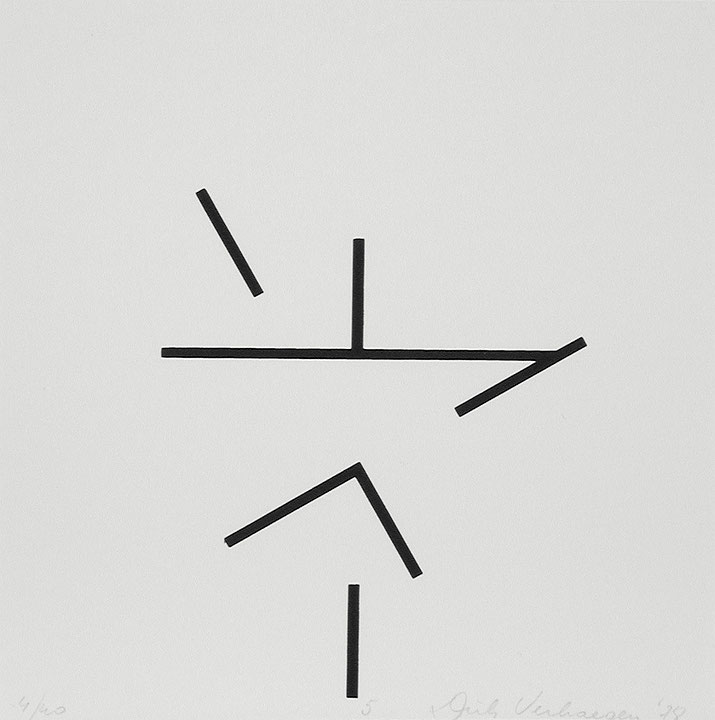 Photo de l’œuvre Sans titre (tirée de l’album « Transformations », 1978) de Dirk Verhaegen (Afficher en plein écran)