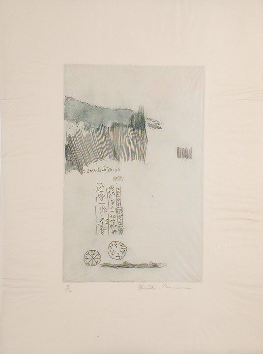 Photo de l’œuvre Sans titre (tirée de l’album « Inscriptions », 1978) de Gisèle Verreault (Afficher en plein écran)