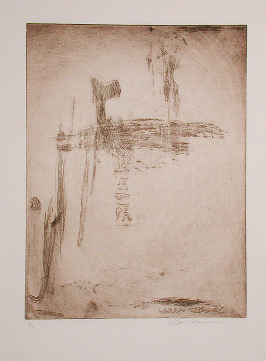 Photo de l’œuvre Sans titre (tirée de l’album « Inscriptions », 1978) de Gisèle Verreault (Afficher en plein écran)