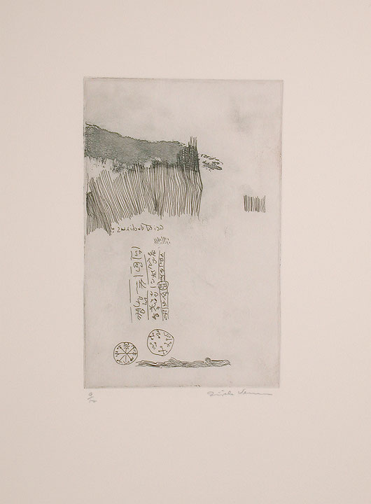 Photo de l’œuvre Sans titre (tirée de l’album « Inscriptions », 1978) de Gisèle Verreault (Afficher en plein écran)