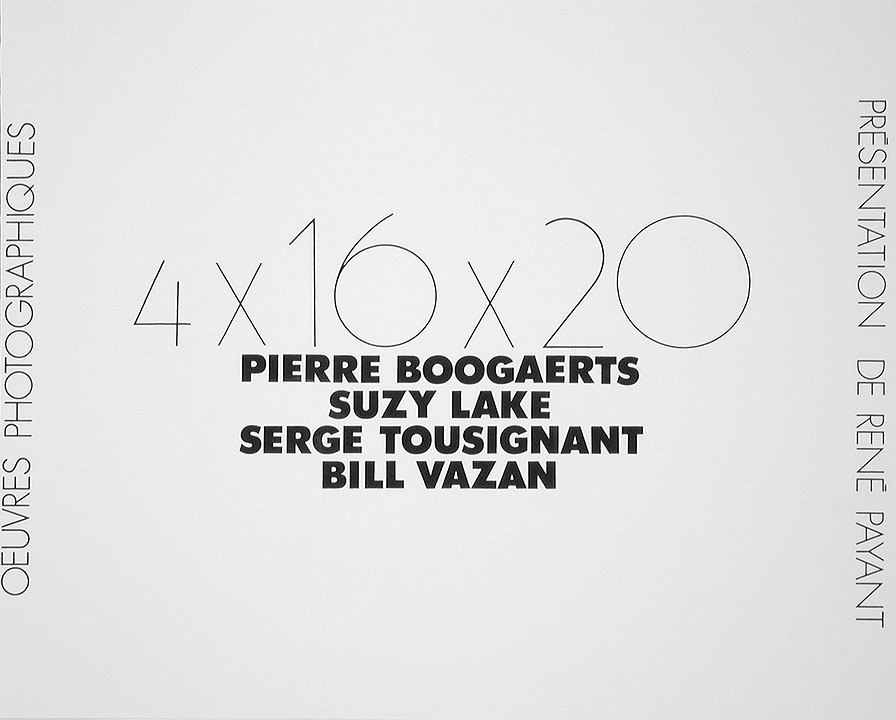 Photo de l’œuvre 4 x 16 x 20 de Pierre Boogaerts <em>et al.</em> (Afficher en plein écran)