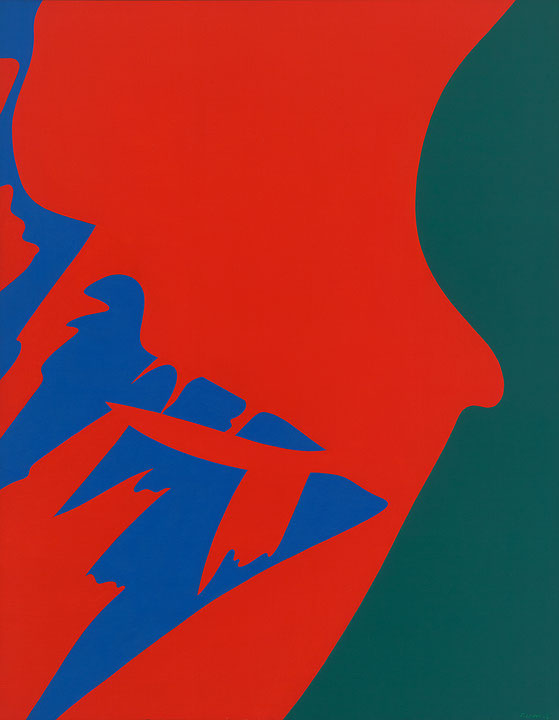 Photo de l’œuvre Erosions bleu-rouge de Fernand Leduc (Afficher en plein écran)