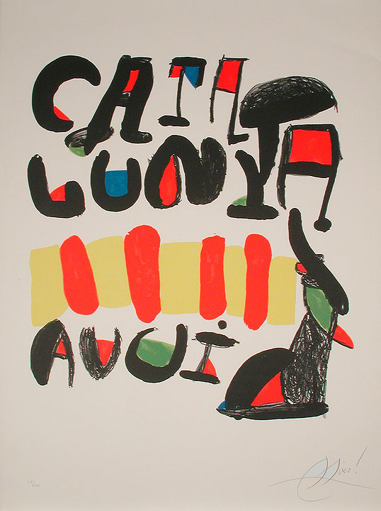Photo de l’œuvre Sans titre de Joan Miró (Afficher en plein écran)