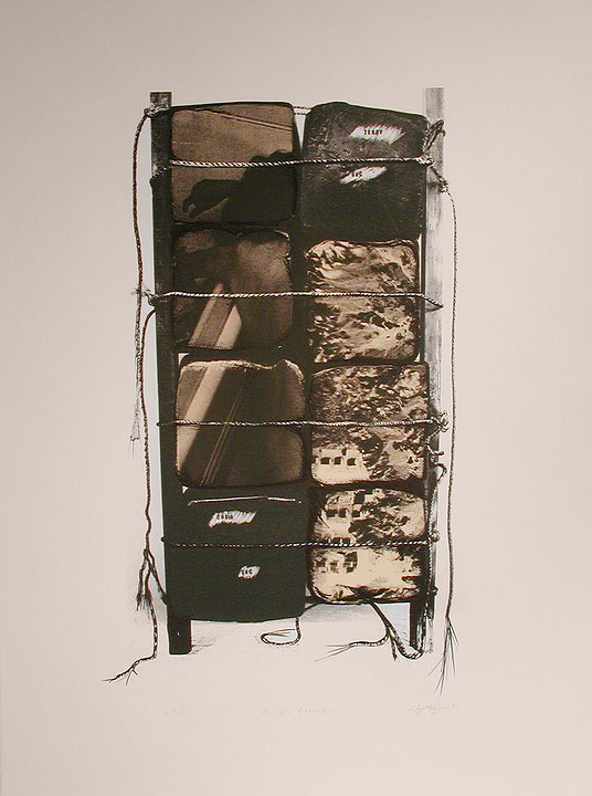 Photo de l’œuvre Boîtes erratiques (tirée de l’album « La Boîte », 1981) de Alex Magrini (Afficher en plein écran)