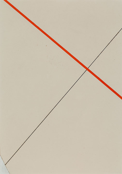 Photo de l’œuvre Composition diagonale de Carl Buchheister (Afficher en plein écran)