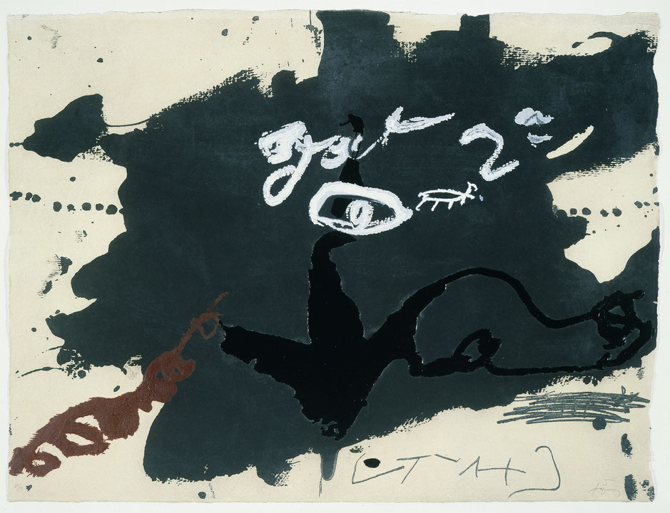 Photo de l’œuvre Sans titre de Antoni Tàpies (Afficher en plein écran)