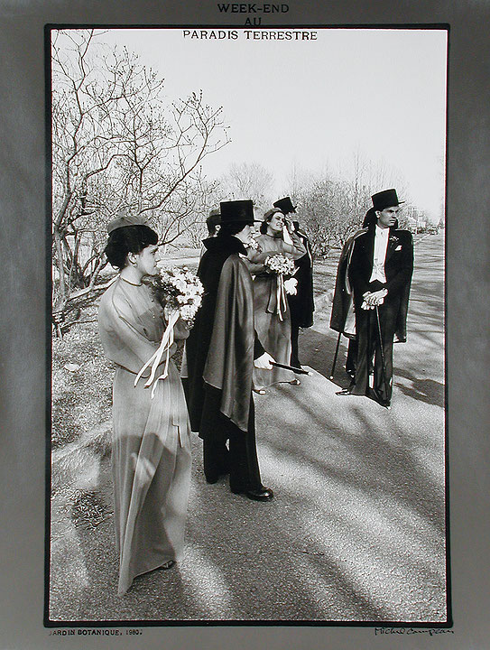 Photo de l’œuvre Jardin botanique (de la série « Week-end au “Paradis Terrestre” ! », 1972 - 1982) de Michel Campeau (Afficher en plein écran)