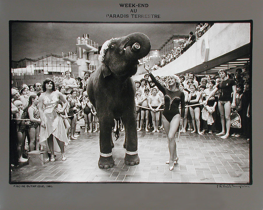 Photo de l’œuvre Piscine olympique (de la série « Week-end au “Paradis Terrestre” ! », 1972 - 1982) de Michel Campeau (Afficher en plein écran)