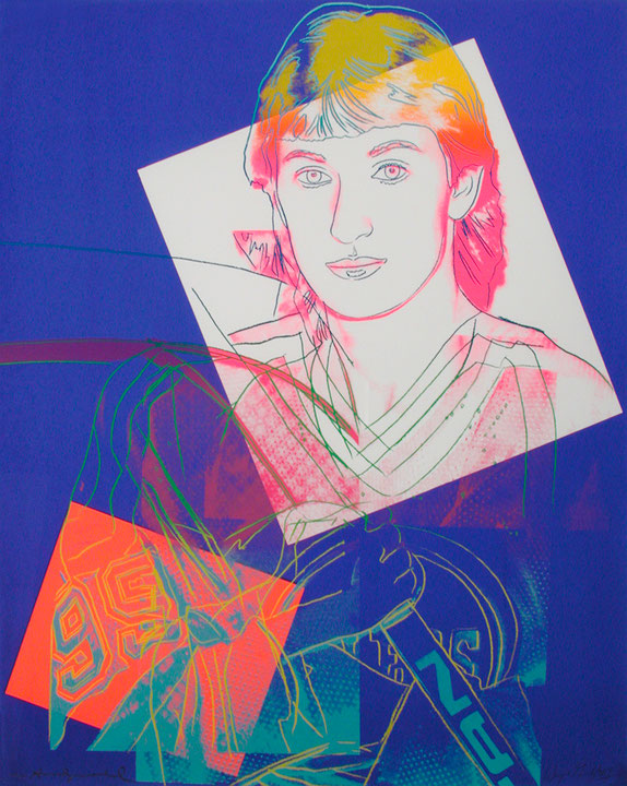 Photo de l’œuvre Wayne Gretzky 99 de Andy Warhol (Afficher en plein écran)