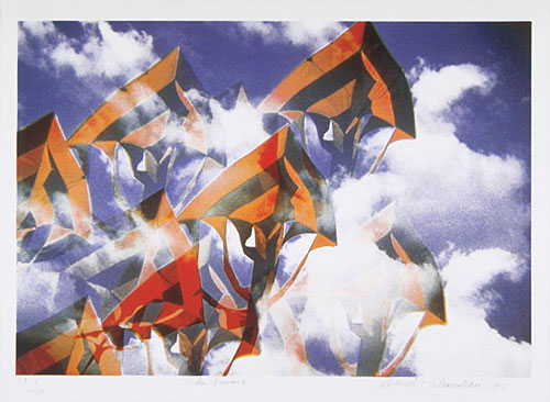 Photo de l’œuvre Drôles d’oiseaux (tirée de l’album « Corridart 1976 - », 1982) de Jean-Claude Thibaudeau (Afficher en plein écran)