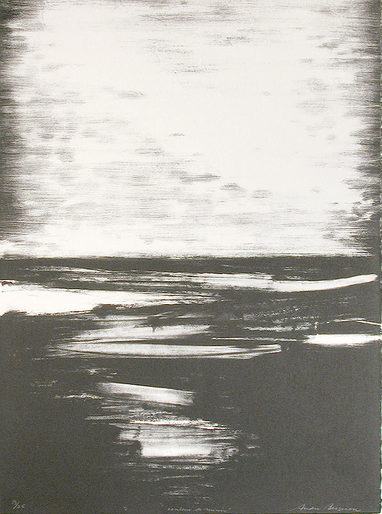 Photo de l’œuvre Couleur de miroir (tirée de l’album « La Mer », 1978-1980) de André Bergeron (Afficher en plein écran)