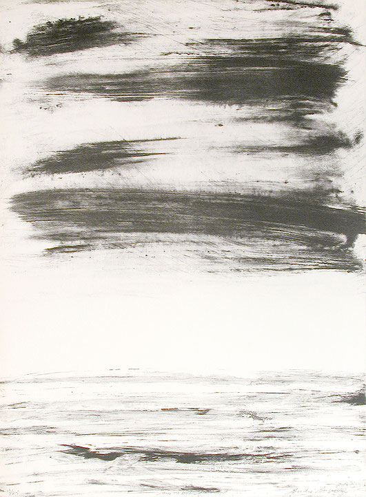Photo de l’œuvre Au repos du vent (tirée de l’album « La Mer », 1978-1980) de André Bergeron (Afficher en plein écran)