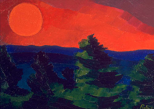 Photo de l’œuvre Soleil sur la forêt de Claude Picher (Afficher en plein écran)