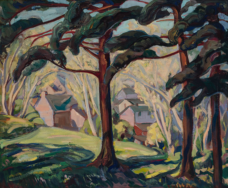 Photo de l’œuvre Mountain Side de Henrietta Mabel May (Afficher en plein écran)