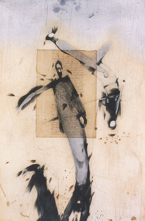 Photo de l’œuvre Monotype III de Louis-Pierre Bougie (Afficher en plein écran)
