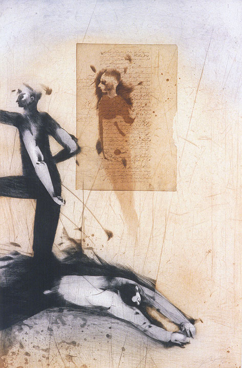 Photo de l’œuvre Monotype II de Louis-Pierre Bougie (Afficher en plein écran)