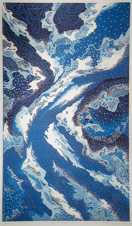 Photo de l’œuvre Lac des sables de René Derouin (Afficher en plein écran)