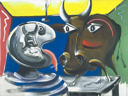 Photo de l’œuvre Hommage à Picasso de Robert Desautels (Afficher en plein écran)