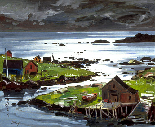 Photo de l’œuvre Port-au-Persil de Bruno Côté (Afficher en plein écran)