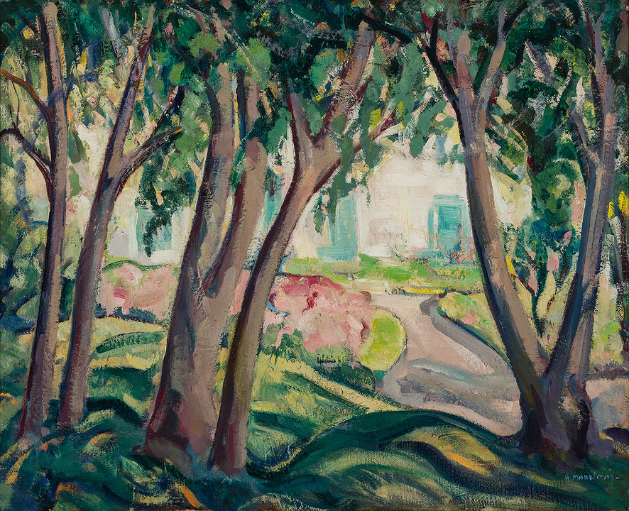 Photo de l’œuvre A Bright Summer Day de Henrietta Mabel May (Afficher en plein écran)