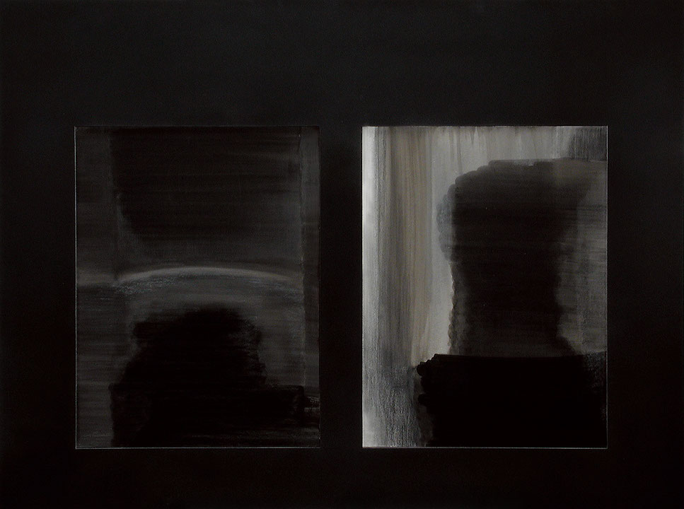 Photo de l’œuvre Théâtre d’ombres (Noire, noire) de Jocelyne Alloucherie (Afficher en plein écran)