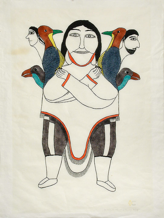 Photo de l’œuvre Good Wife de ᔭᓂ’ ᑭᒍᓯᐅ Janet Kigusiuq (Afficher en plein écran)