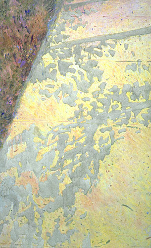 Photo de l’œuvre Cement with Red de Gathie Falk (Afficher en plein écran)