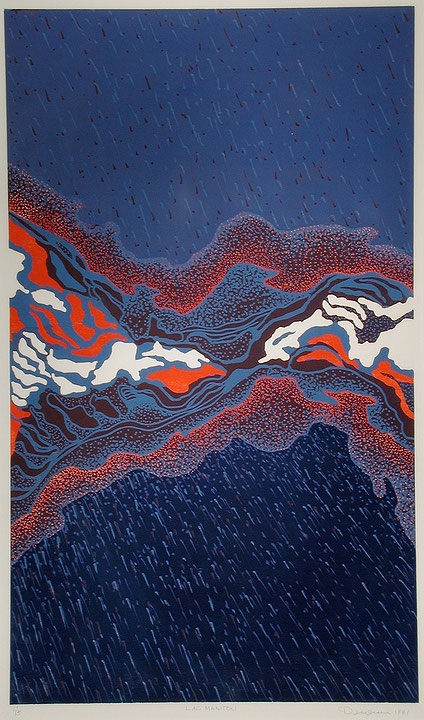 Photo de l’œuvre Lac Manitou de René Derouin (Afficher en plein écran)