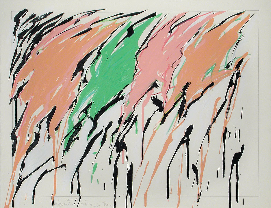 Photo de l’œuvre [Rose, vert, rose, saumon] de Jacques Hurtubise (Afficher en plein écran)