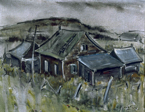 Photo de l’œuvre Baie St-Paul de Roger Cantin (Afficher en plein écran)