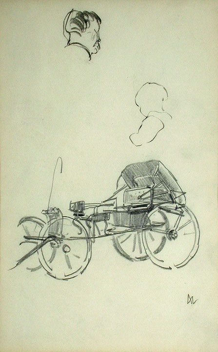 Photo de l’œuvre Two Heads and a Carriage de Arthur Lismer (Afficher en plein écran)