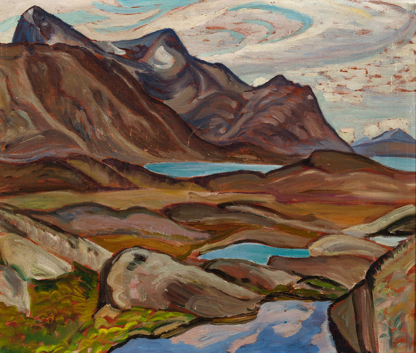 Photo de l’œuvre Hart’s Horn Mountain, Greenland de Naomi Jackson Groves (Afficher en plein écran)