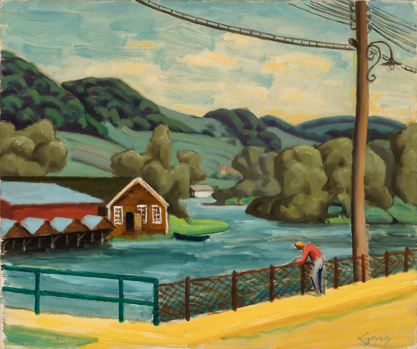 Photo de l’œuvre North Hatley River de John Lyman (Afficher en plein écran)