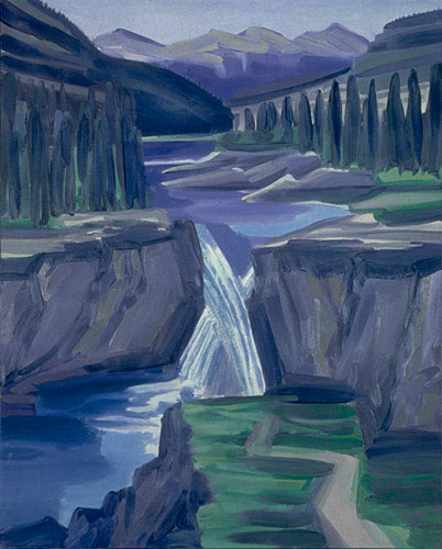 Photo de l’œuvre Elbow Falls de Dave Pugh (Afficher en plein écran)