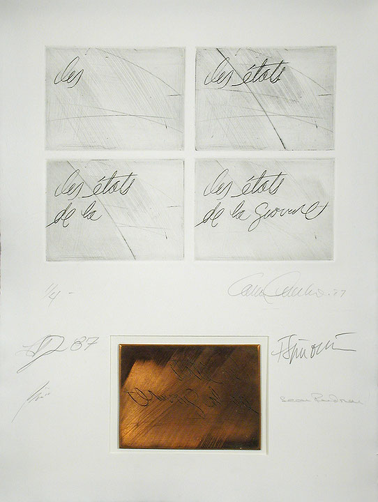Photo de l’œuvre Les États de la gravure de Louis Pelletier (Afficher en plein écran)