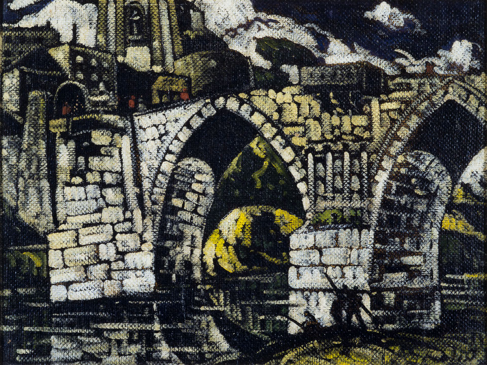Photo de l’œuvre Vieux pont du Gard de Marc-Aurèle Fortin (Afficher en plein écran)