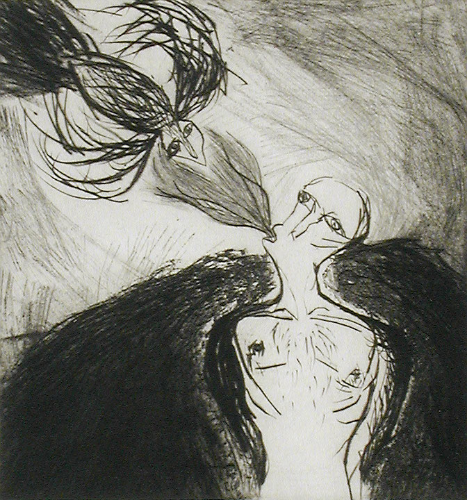 Photo de l’œuvre Comment dire à l’oiseau l’amour, les ailes me viennent de Anne Billy (Afficher en plein écran)