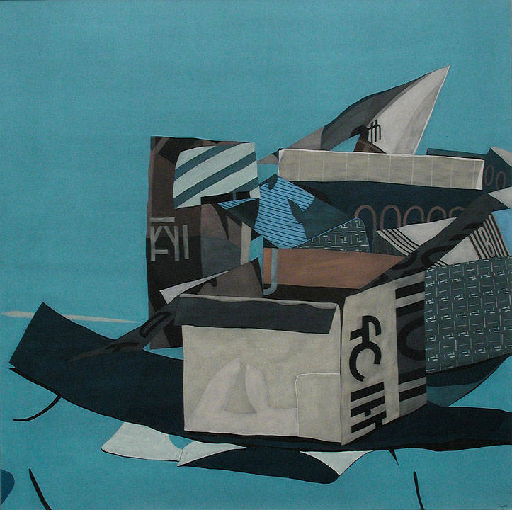 Photo de l’œuvre Stills - Boxed Blue de Ivan Eyre (Afficher en plein écran)