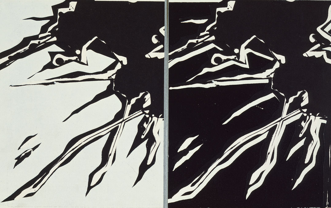 Photo de l’œuvre [Blanc, noir] de Jacques Hurtubise (Afficher en plein écran)